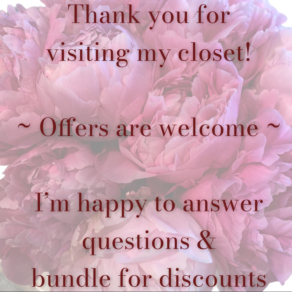 Offers are always welcome!